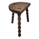 Tabouret tripode vintage