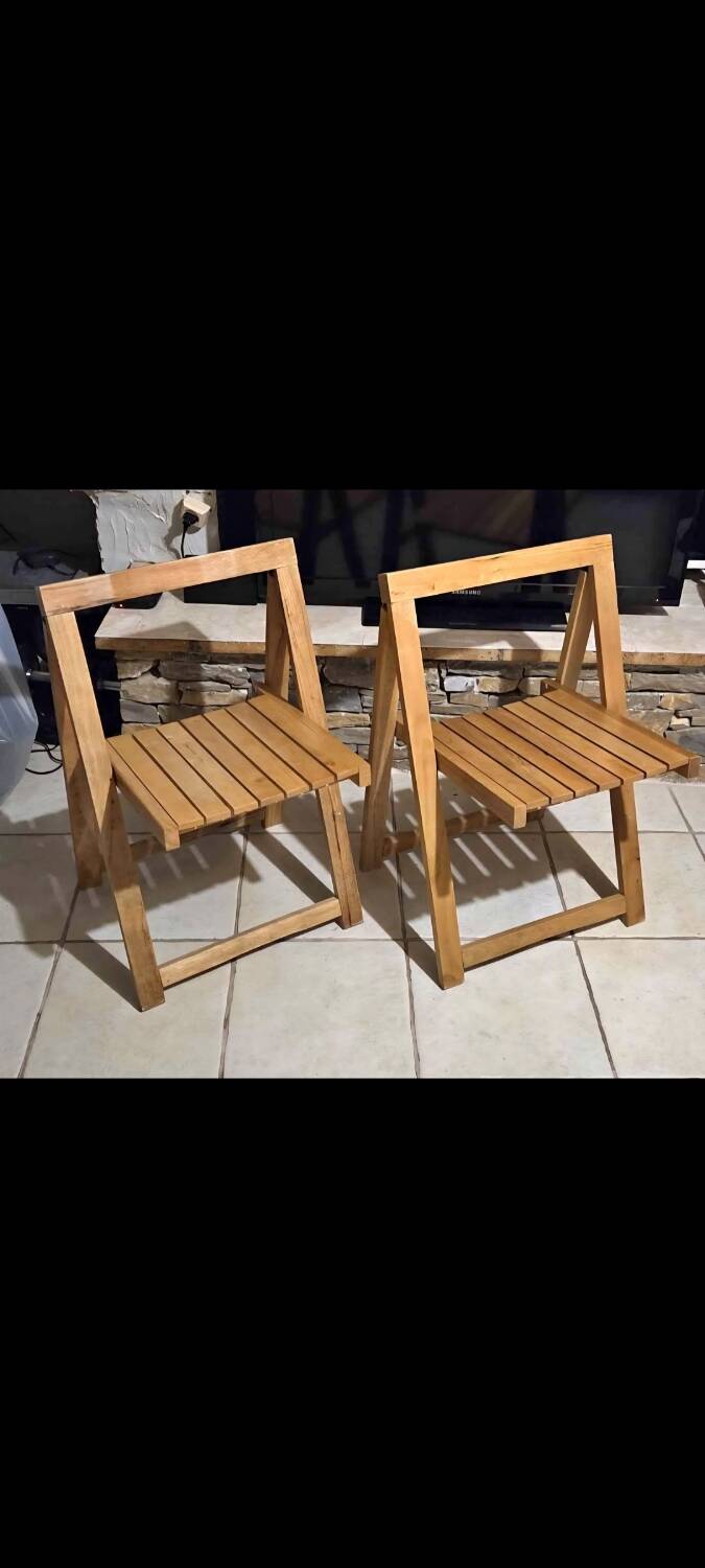 Trieste folding chair Aldo Jacober