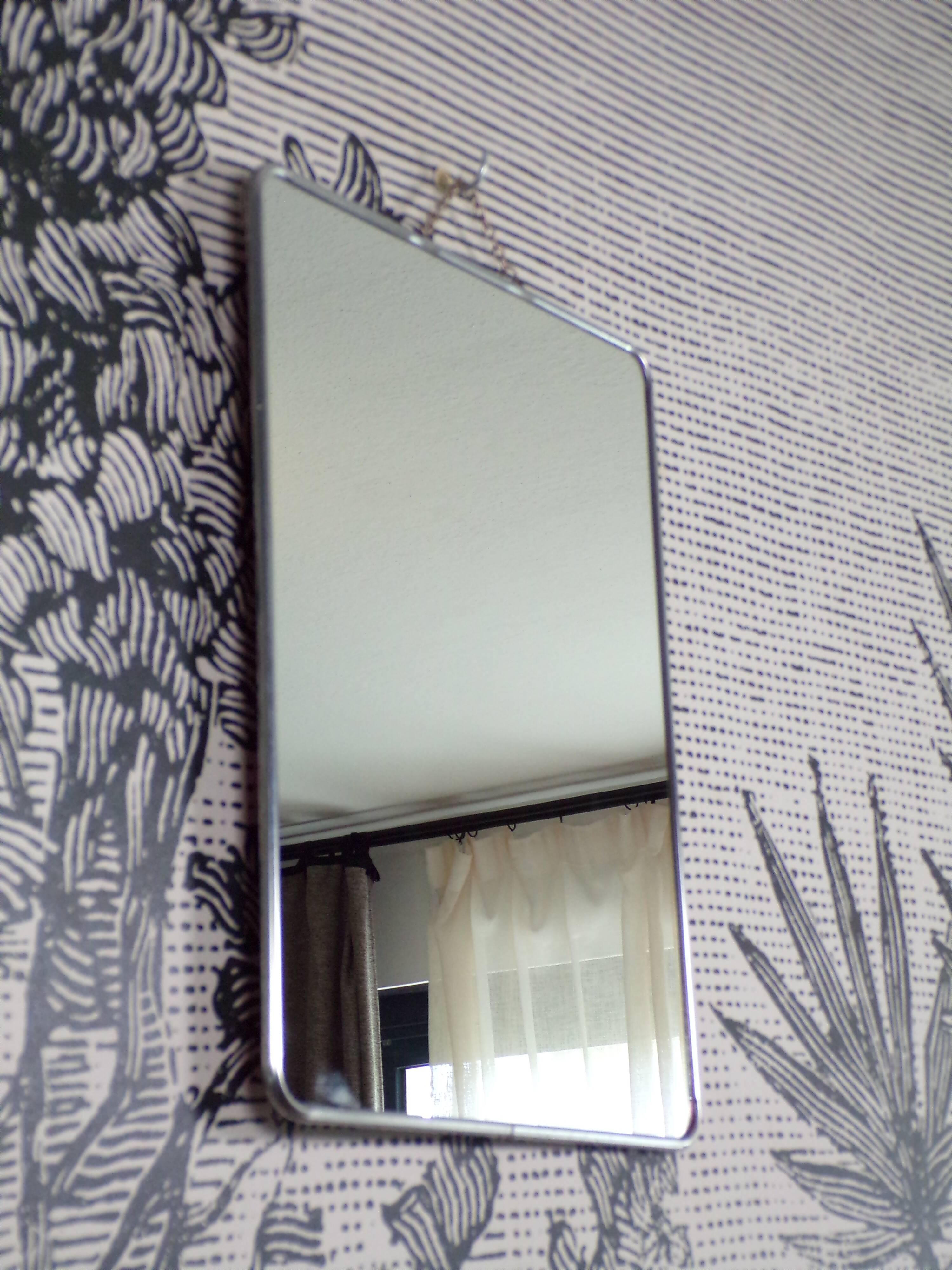 Wall-mounted barber mirror 29X40cm