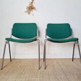 2 chairs by Giancarlo Piretti for Castelli, 1970