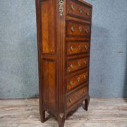 Secretary in a week planner style from the Louis XVI period in marquetry (to be restored)