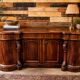 English enfilade in mahogany
