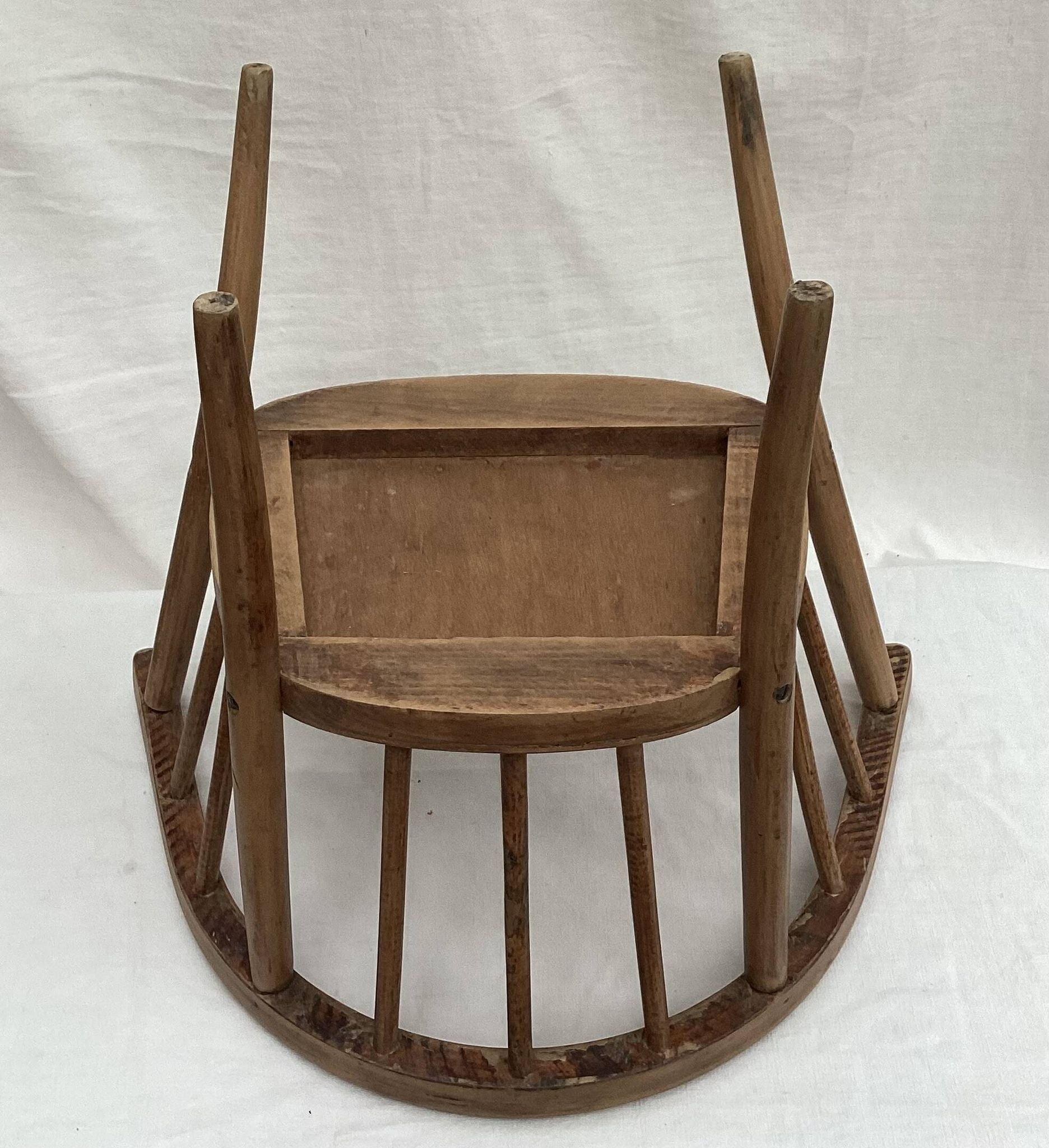 Scandinavian style wooden children's armchair dimension: height -41.5cm- width -50cm-