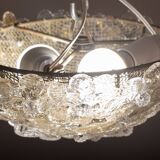 Murano Ceiling Light Flower by Seguso for Venini, Italy, 1960s