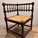 Antique French corner chair