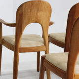 Vintage Danish dining chairs by Niels Koefoed solid teak, set of 10