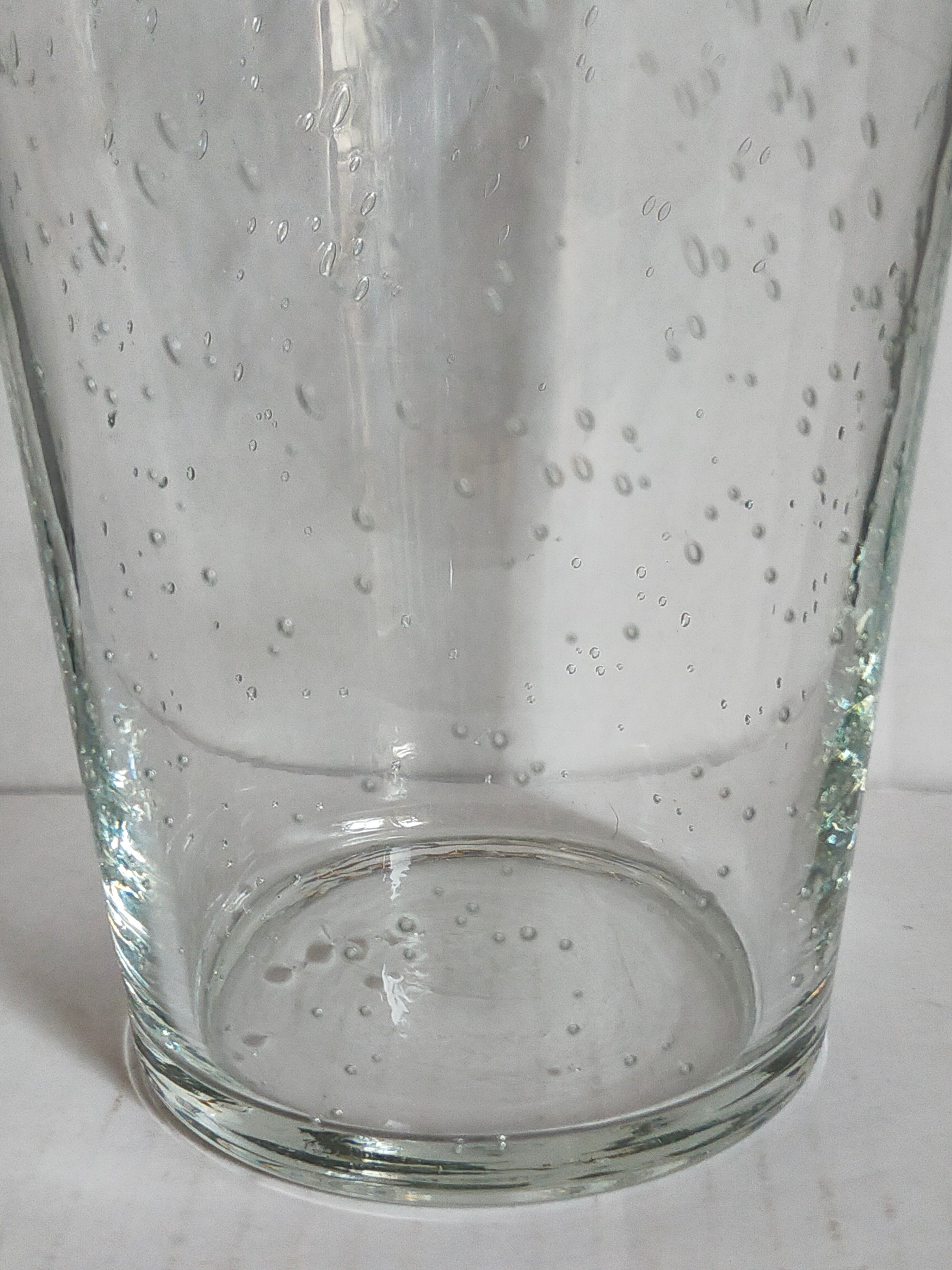 Vintage blown glass glass vase