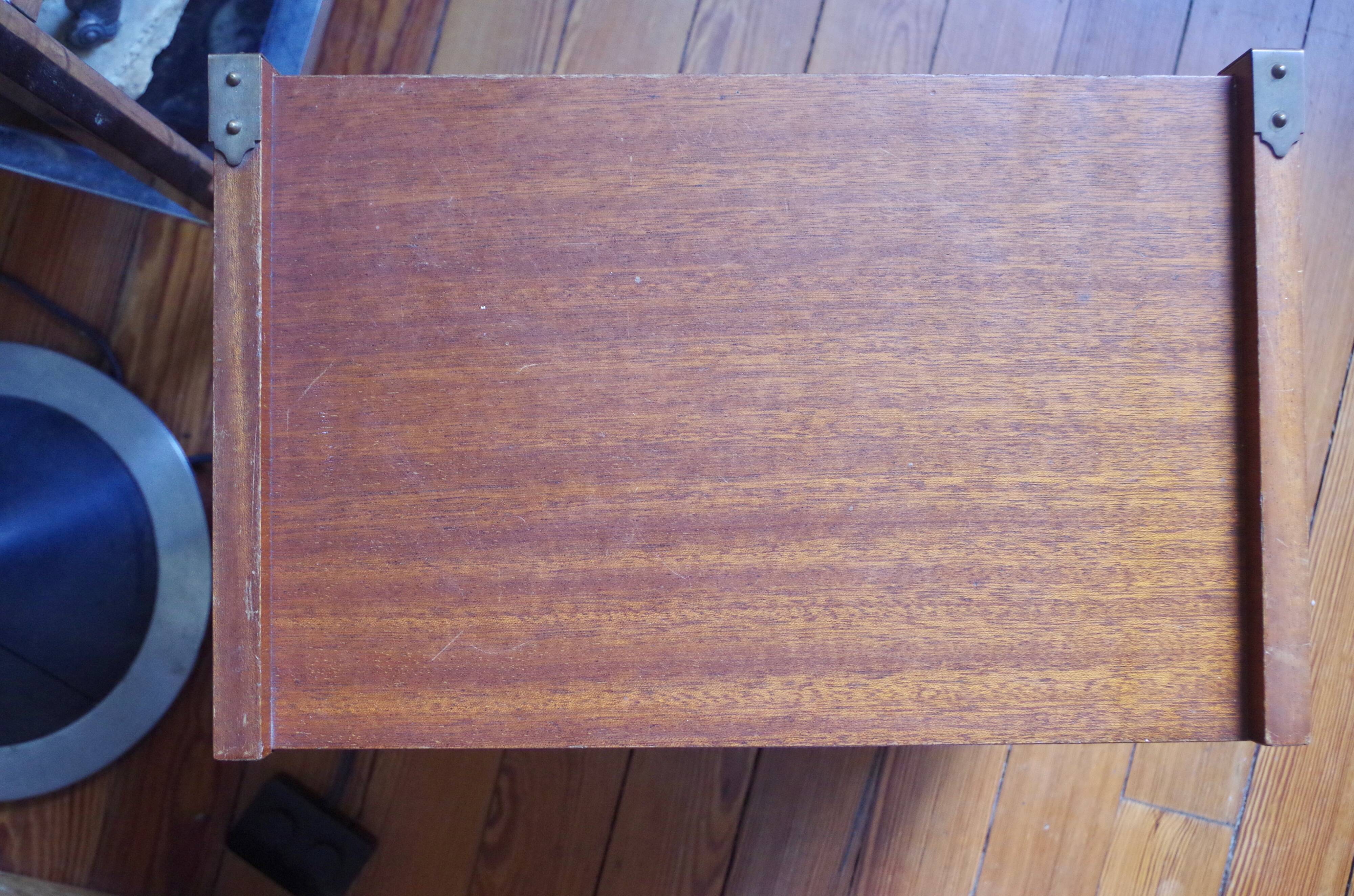 Vintage boat marine bedside table 70's