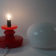 Vintage All Glass Lamp, Štěpán Tabery, Lighting Glass n.p, 1970's.