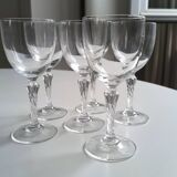 Set of 6 wine glasses