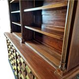 Grand cabinet d’apothicaire Art Déco en acajou et marbre, 1909