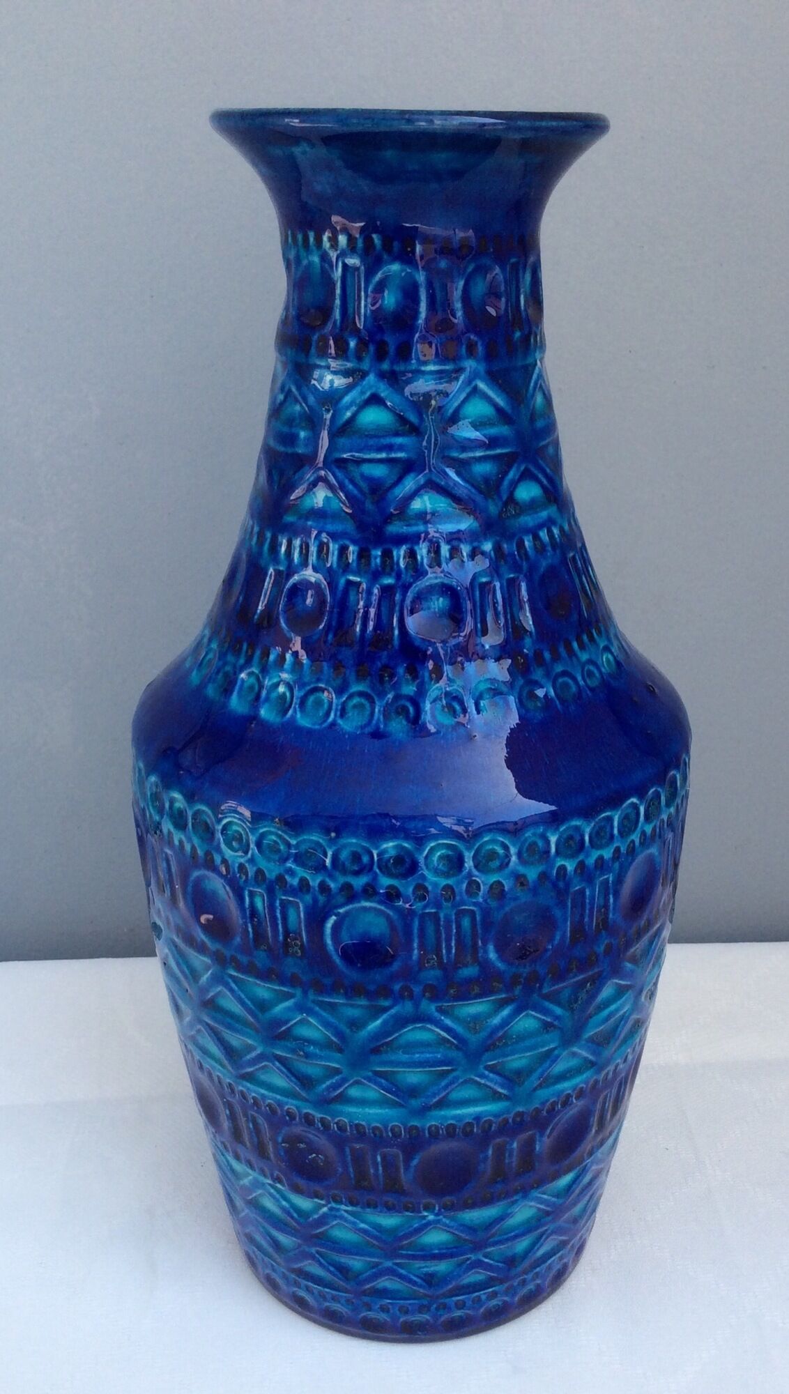 Vase en céramique Bay West Germany, années 60