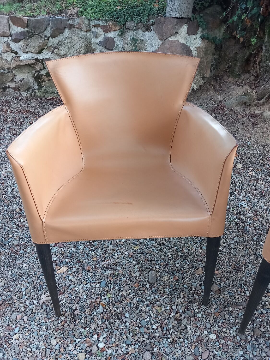 Set of 4 Vela chairs by Carlo Bartoli for Matteo Grassi