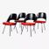 Set of 4 Conference chairs by Eero Saarinen for Knoll.