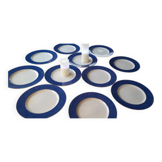 Assiette de présentation jl coquet limoges avec liezret or