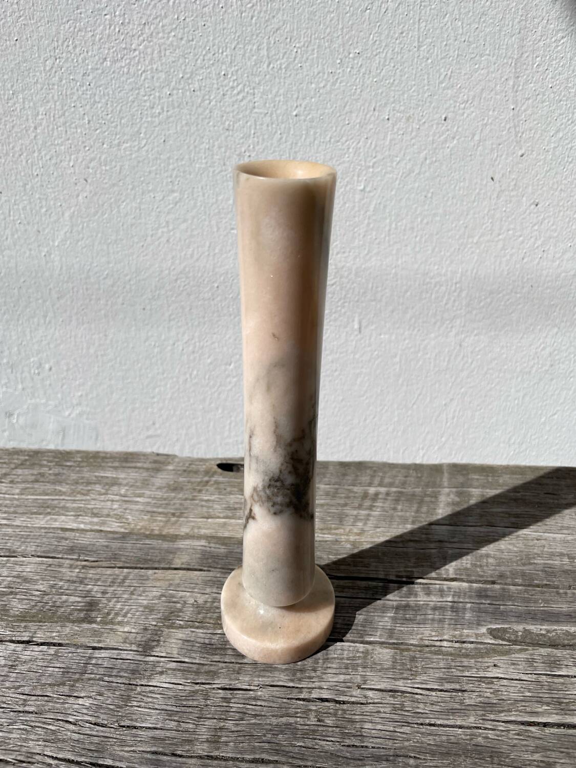 Vase marbre rose 1980