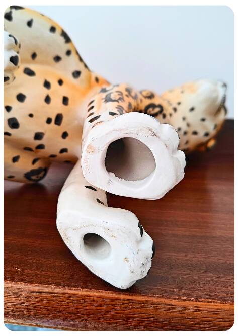 Léopard en céramique – Italie Années 70