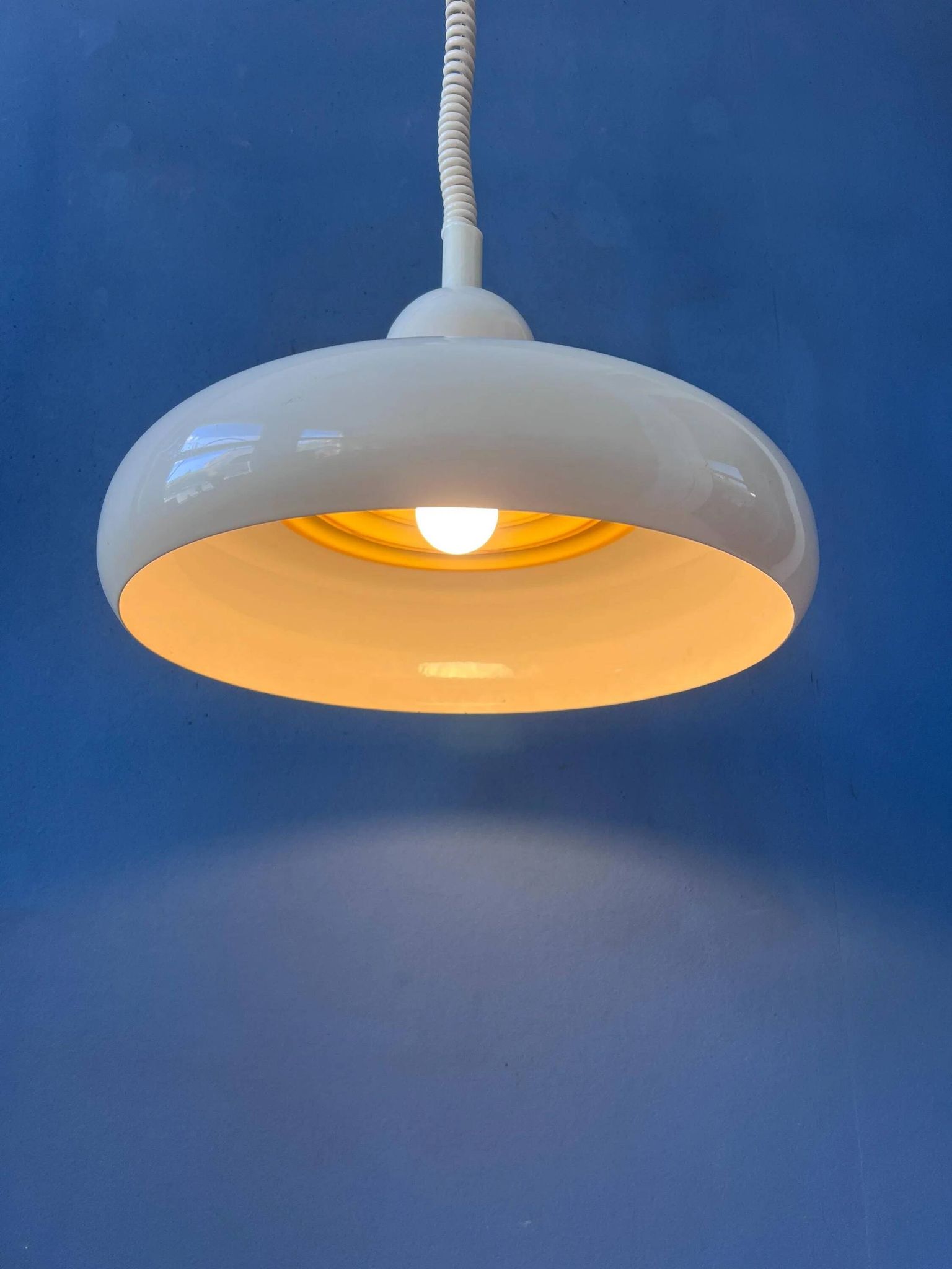 Beige Mid-Century UFO Suspension by Knud Christensen