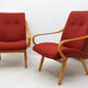 Paire de fauteuils par Jaroslav Šmídek, années 1960