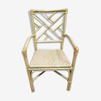 60s bamboo armchair