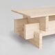Table basse en travertin 'BERLIN'