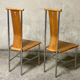 Pair of IKEA chairs model “TURKU” 1990