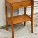 vintage geometric bedside cabinet