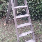 Artisan wooden ladder 6 steps