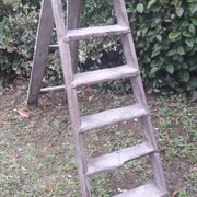 Artisan wooden ladder 6 steps