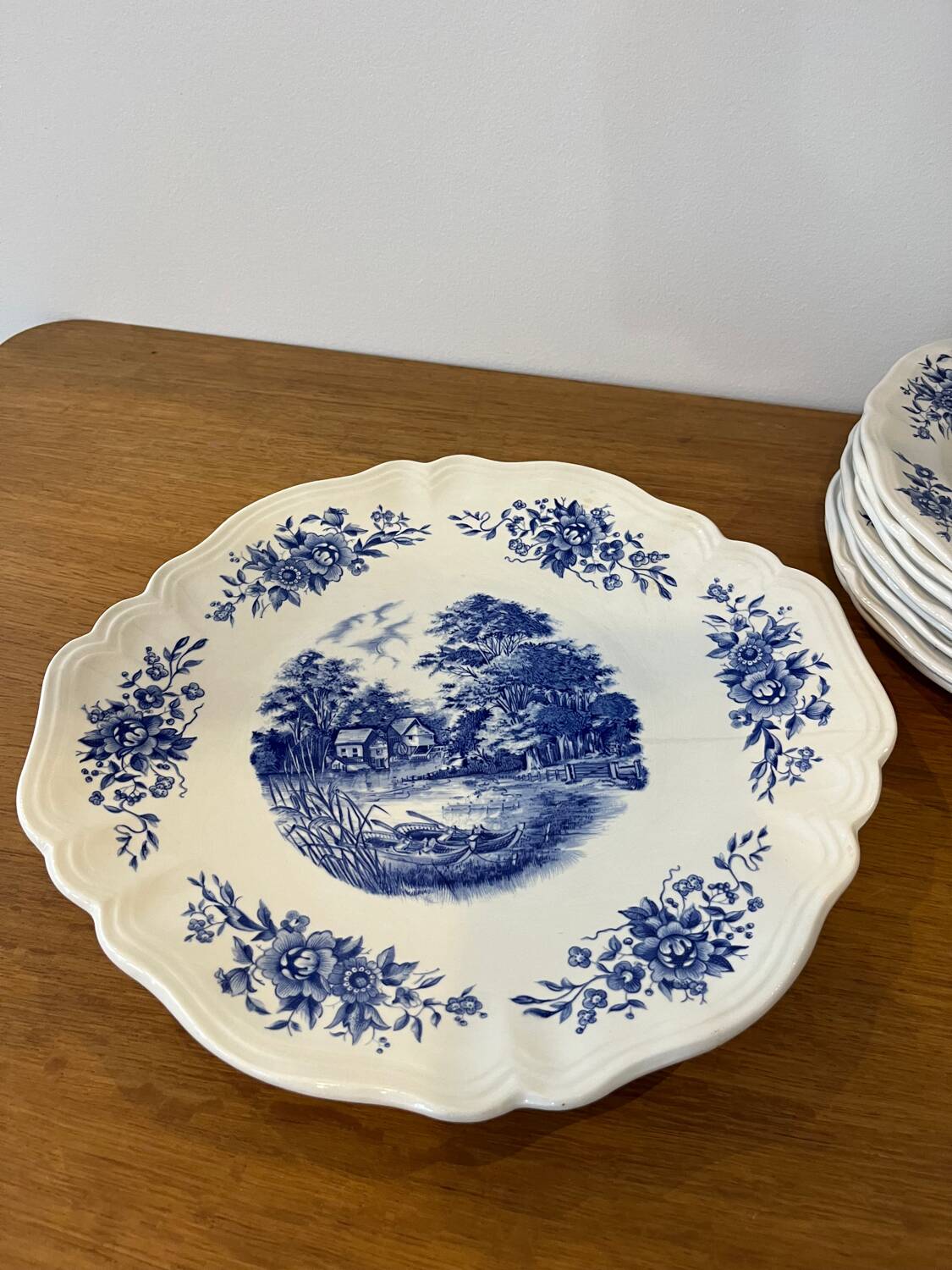 Set 8 assiettes dessert et plat « Romantic » Sarreguemines