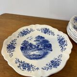 Set 8 assiettes dessert et plat « Romantic » Sarreguemines