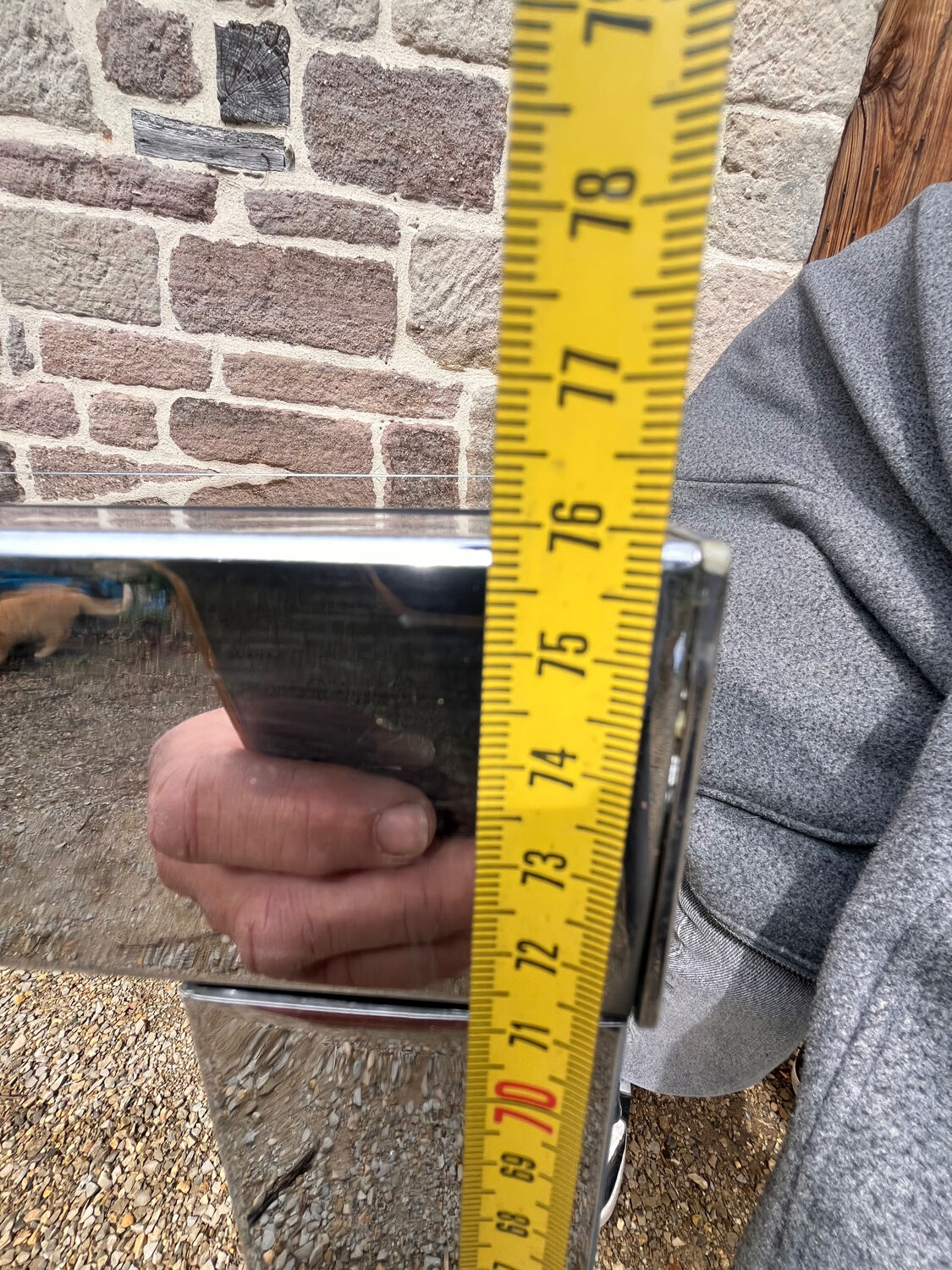 Smoked glass dining table