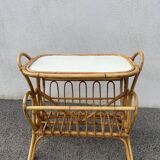 Rattan side table 1970