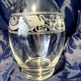 Baccarat liqueur carafe swan model empire table art