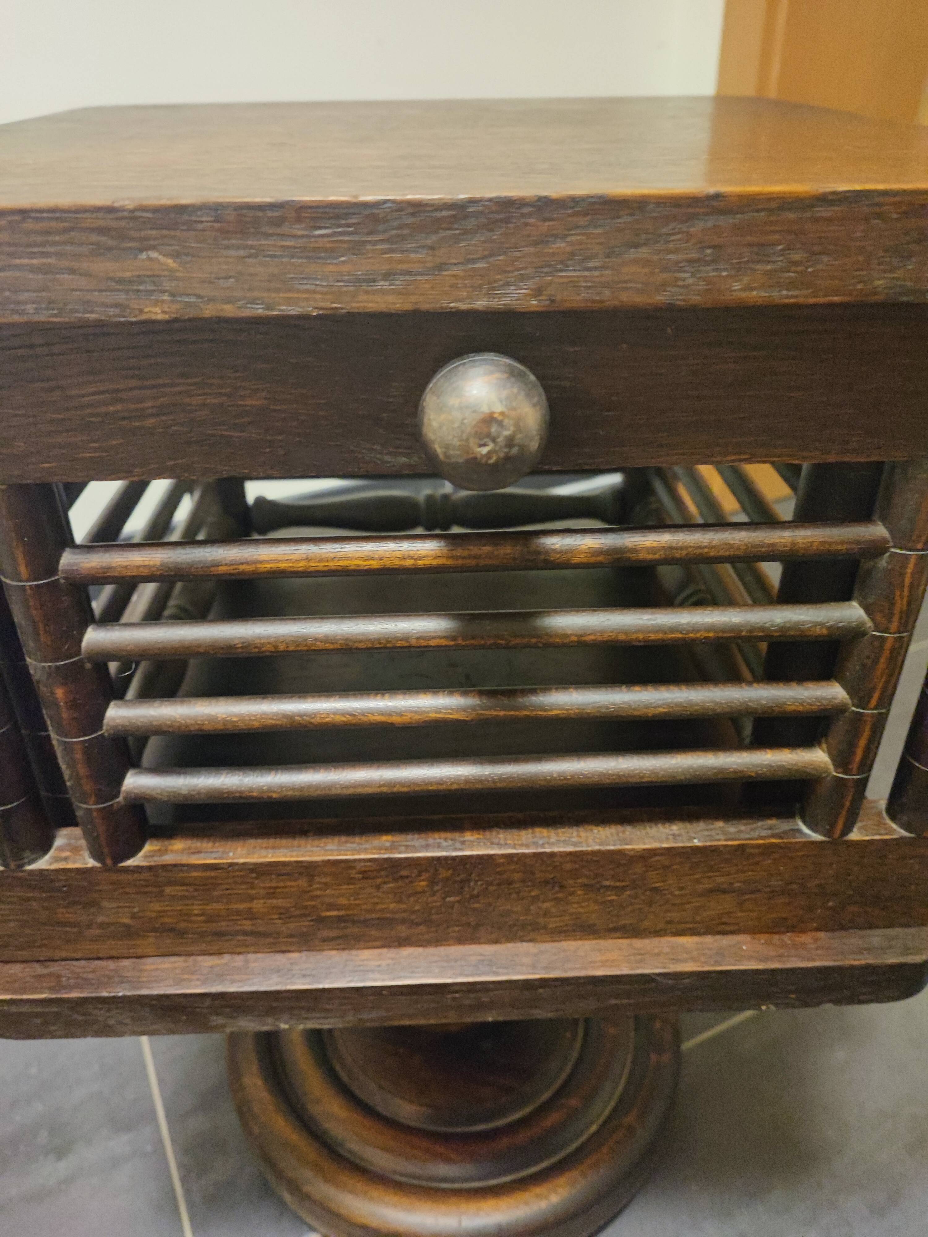 Chevet en bois style Dudouyt