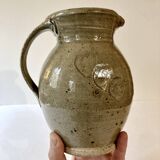 Grey-beige pyrite stone jug