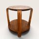 Round Art Deco side table