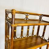Rattan shelf