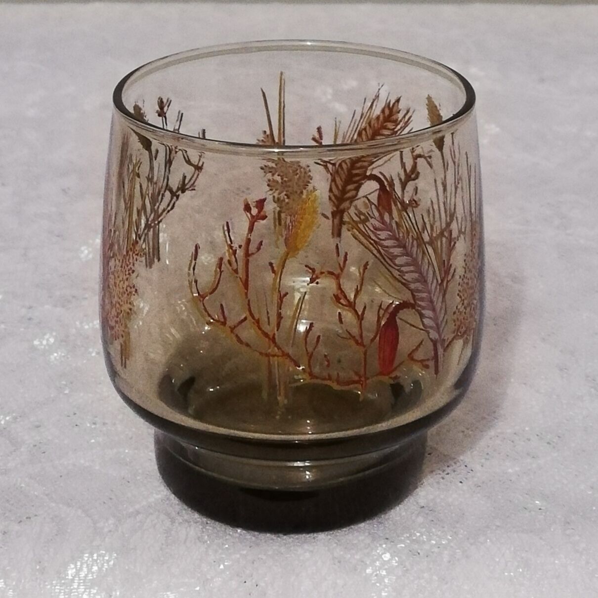 6 verres vintage 14cl décor "épis de blé"