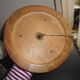 Wooden lamp foot or vintage pose