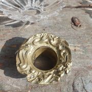 paire bougeoirs bronze