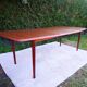 Table à manger scandinave en teck par Aalf Aarseth pour Gustav Bahus