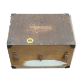 Caisse de rangement en bois des telecoms