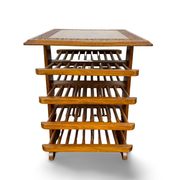 Wooden magazine rack, Circa 1950