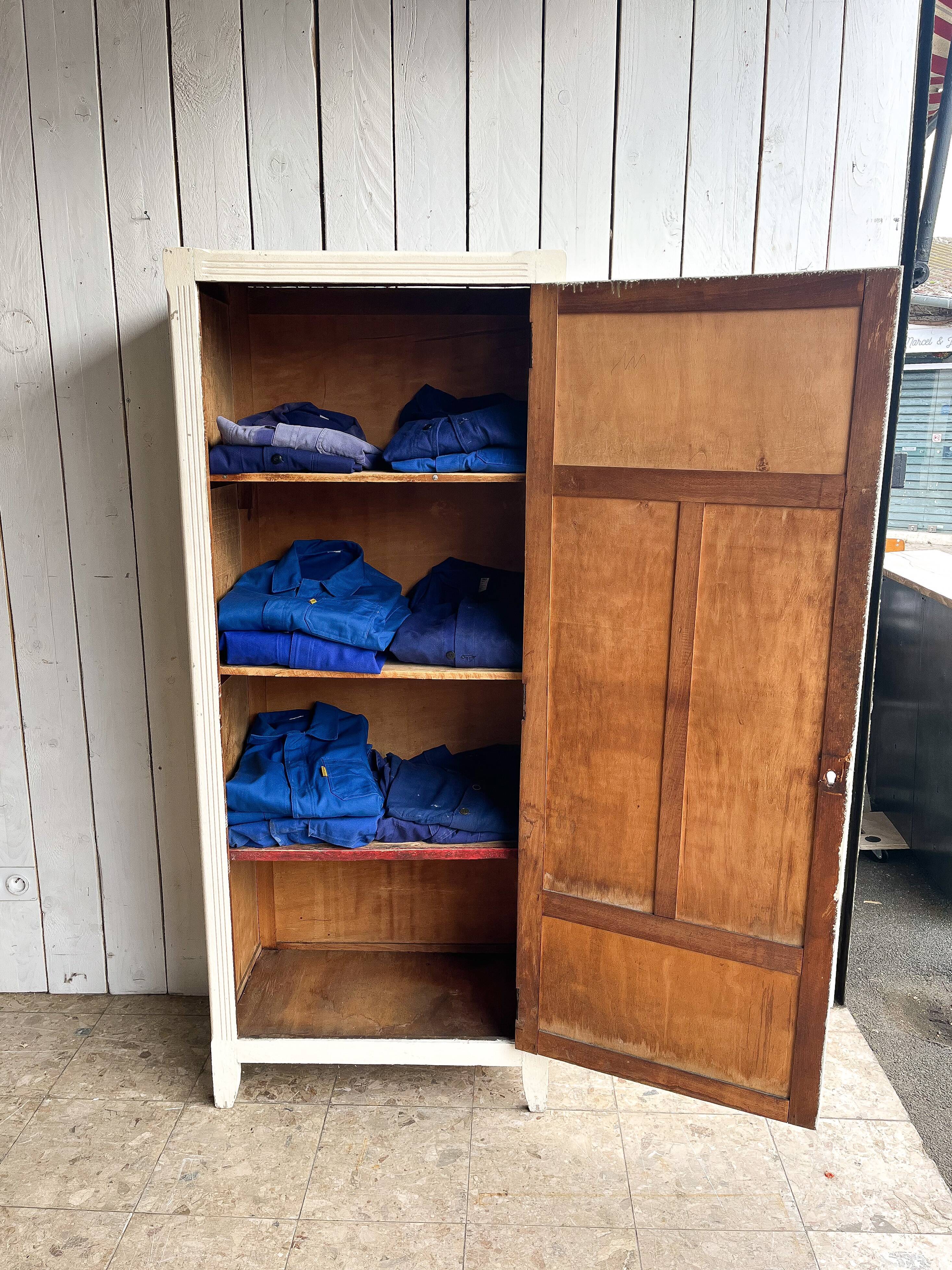 White Parisian wardrobe