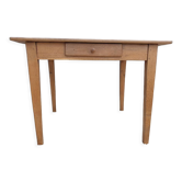 Office table campaign XIXth solid oak