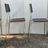 Set of 4 chairs formica 1960