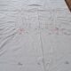 Antique hand-embroidered tablecloth with floral patterns and Richelieu cutwork – 160 x
