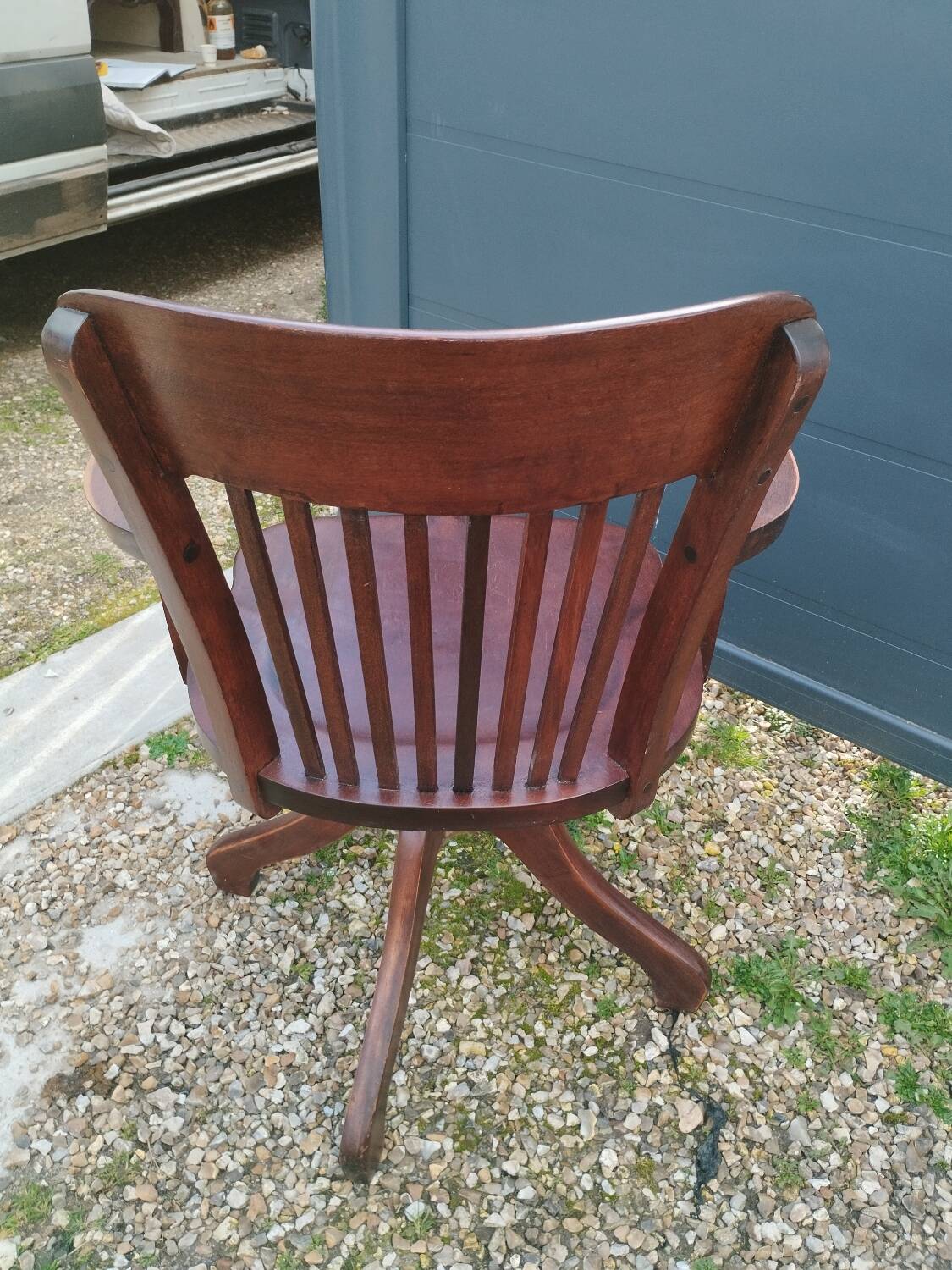 Fauteuil de bureau américain ancien