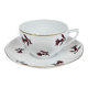 Art-Deco cup and saucer, Viktoria Czechoslovakia, 1920s